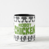 Chicken Silhouette Pattern Tasse (Zentrum)