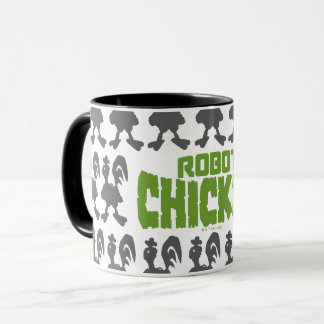Chicken Silhouette Pattern Tasse