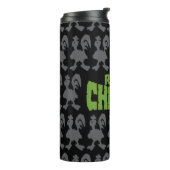 Chicken Silhouette Pattern Thermosbecher (Nach links gedreht)