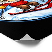 Chicken Ski Poster (Ecke)