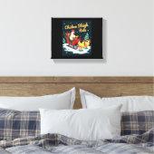 Chicken Sleigh Ride Leinwanddruck (Insitu (Schlafzimmer))