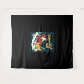 Chicken Sleigh Ride Wandteppich (Vorderseite (Horizontal))