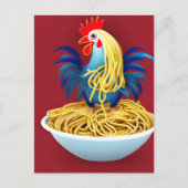 Chicken Spaghetti Postkarte (Vorderseite)