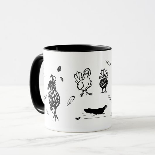 Chicken Squad Mug Tasse (Vorderseite Links)