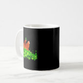 Chicken St Patricks Day Chicken Lover Irish Shamro Kaffeetasse (Vorderseite Links)