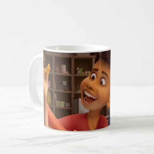 Chicken Stars Meme Kaffeetasse (Vorderseite Links)