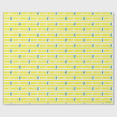 Chicken Stripe Pattern Geschenkpapier (Flach)