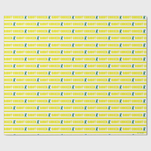 Chicken Stripe Pattern Geschenkpapier (Flach)