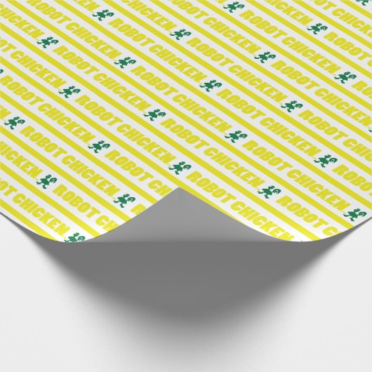 Chicken Stripe Pattern Geschenkpapier (Ecke)