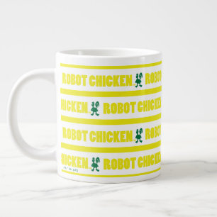 Chicken Stripe Pattern Jumbo-Tasse