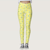 Chicken Stripe Pattern Leggings (Vorderseite)