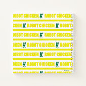 Chicken Stripe Pattern Notizblock (Rückseite)