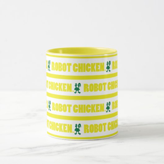 Chicken Stripe Pattern Tasse (Zentrum)