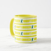 Chicken Stripe Pattern Tasse (Vorderseite Links)
