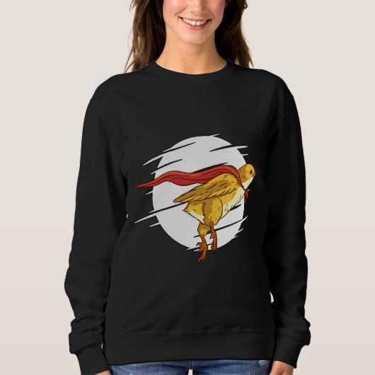 Chicken Superhero Farmer   Sweatshirt (Vorderseite)