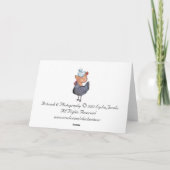 Chicken Sympathy Card Karte (Rückseite)