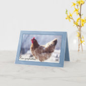 Chicken Sympathy Card Karte (Gelbe Blume)