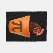 Chicken T And I Dont Care  Fleecedecke (Vorderseite (Horizontal))