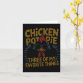 Chicken T E Farm Humor Funny Chicken Laugh Moment Karte (Gelbe Blume)