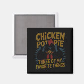 Chicken T E Farm Humor Funny Chicken Laugh Moment  Magnet (Vorderseite/Rückseite)