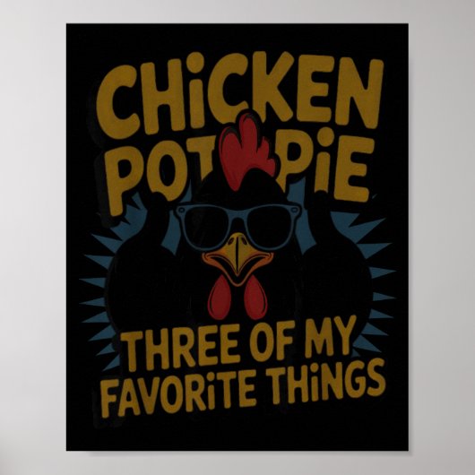 Chicken T E Farm Humor Funny Chicken Laugh Moment Poster (Vorne)