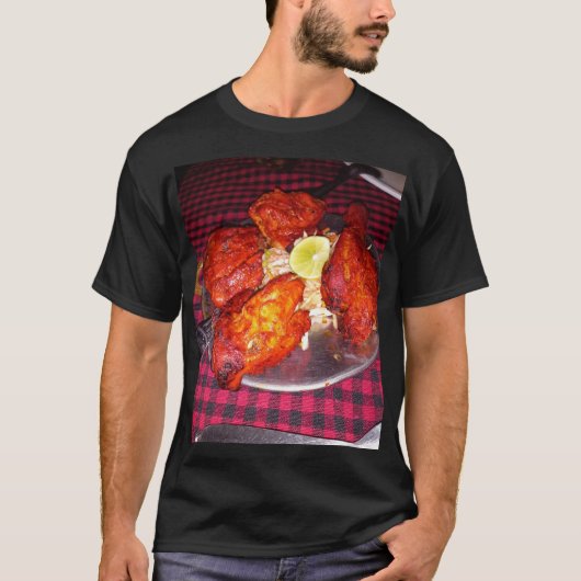 Chicken Tandoori Print Tshirt JN (Vorderseite)