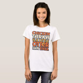 Chicken Tarka joke T-Shirt (Vorne ganz)