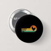 Chicken Tender Funny Crispy Nuggets Feinschmecker Button (Vorne & Hinten)