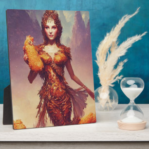 Chicken Tendies Goddess Plaque Fotoplatte