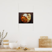 Chicken Tikka Masala GewürzCurry mit Reis Poster (Küche)