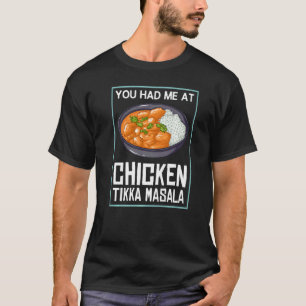 Chicken Tikka Masala indisches Essen T-Shirt