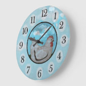 Chicken time/wall clock große wanduhr (Winkel)