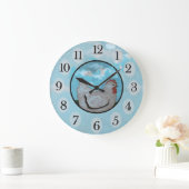 Chicken time/wall clock große wanduhr (Zuhause)