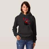 Chicken  Valentines Day Farm Animal Hoodie (Vorne ganz)