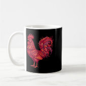 Chicken Valentines Day Heart For Farmers Cute Chic Kaffeetasse (Links)