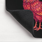 Chicken Valentines Day Heart For Farmers Cute Chic Mousepad (Ecke)