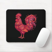 Chicken Valentines Day Heart For Farmers Cute Chic Mousepad (Mit Mouse)