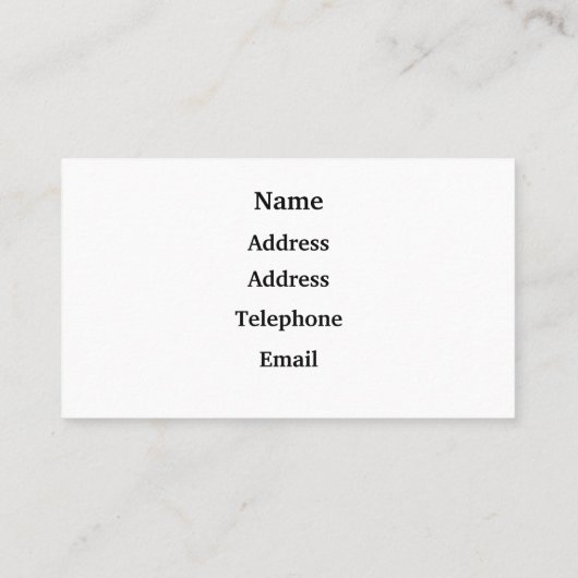 CHICKEN VISITENKARTE (Rückseite)