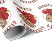 CHICKEN WHISPER GESCHENKPAPIER (Rolleneckpunkt)