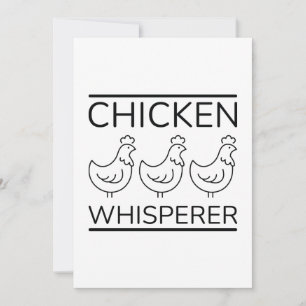 Chicken Whisperer Dankeskarte