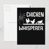 Chicken Whisperer Hen Bauer Postkarte (Vorne/Hinten)
