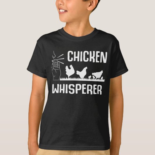 Chicken Whisperer Hen Bauer T-Shirt (Vorderseite)