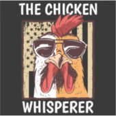 Chicken Whisperer Hühner Bauer Funny Bauer Aufkleber (Vorderseite)