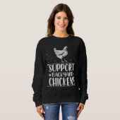 Chicken Whisperer Poultry Chicken Sweatshirt (Vorne ganz)