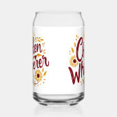 Chicken Whisperer Rustikaler Bauernhof Kerngebiet Dosenglas (Rechts)