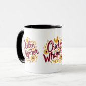 Chicken Whisperer Rustikaler Bauernhof Kerngebiet Tasse (Vorderseite Links)