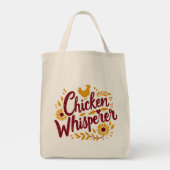 Chicken Whisperer Rustikaler Bauernhof Kerngebiet Tragetasche (Rückseite)