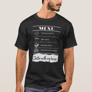 Chicken Wing Chicken Hotdog Bologna Song Lyric Män T-Shirt