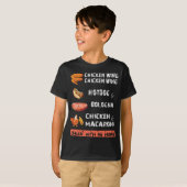 Chicken Wing Chicken Wing Hot & Bologna Song Lyrik T-Shirt (Vorne ganz)