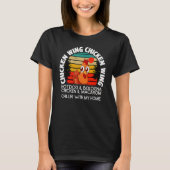 Chicken Wing Chicken Wing Hot Dog Bologna Makaroni T-Shirt (Vorderseite)